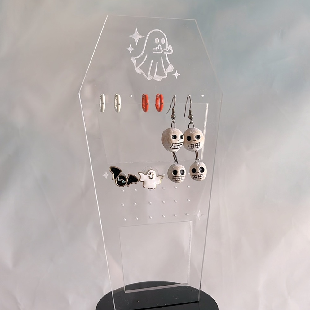 Halloween Spooky Season Acrylic Earring Holder